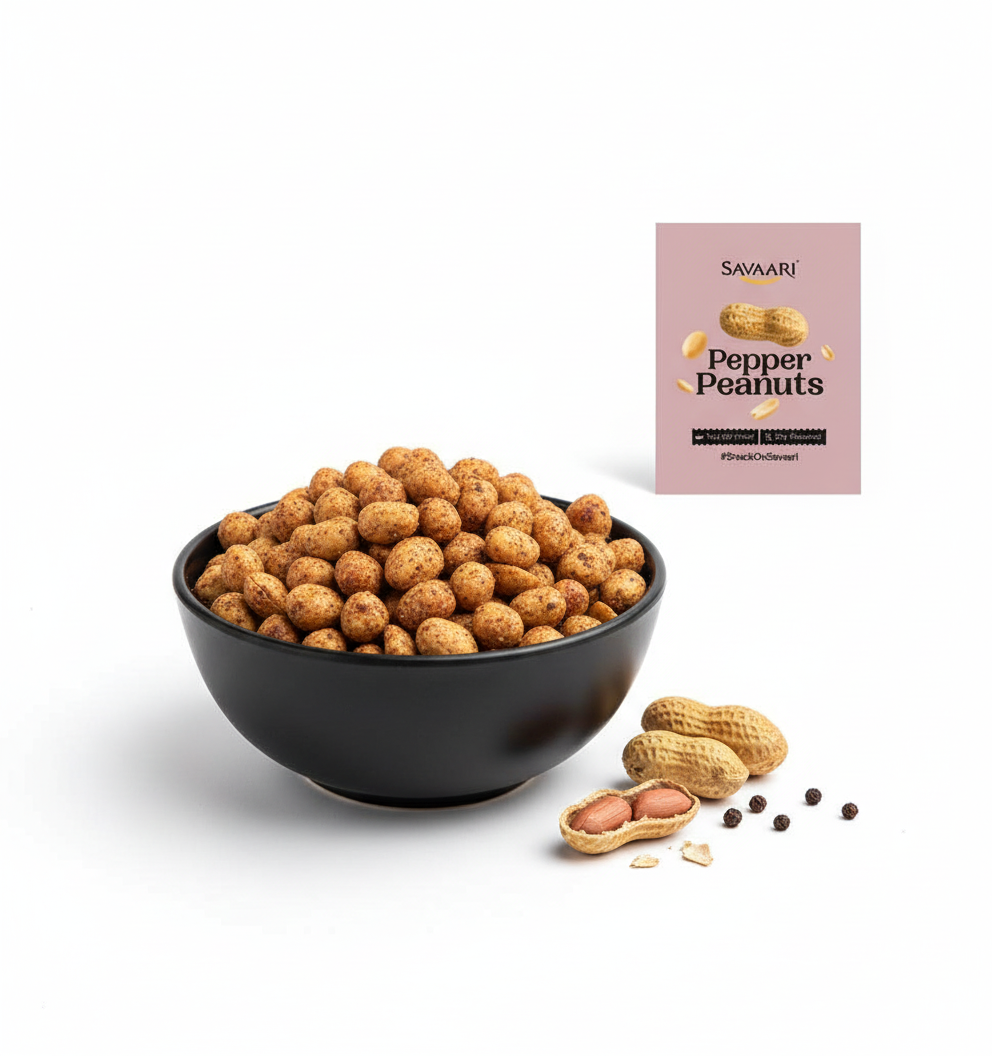 Black Pepper 150G & Thai Chilli 150G Peanuts Combo