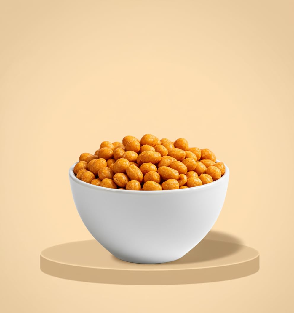 SAVAARI Peanuts Roasted 150g & BBQ 150g Combo | Dry Roasted, Oil-Free Snacks | High Protein, No Trans Fat | Smoky & Bold Flavors | Healthy Plant-Based Protein | Vegan, Gluten-Free Snacks