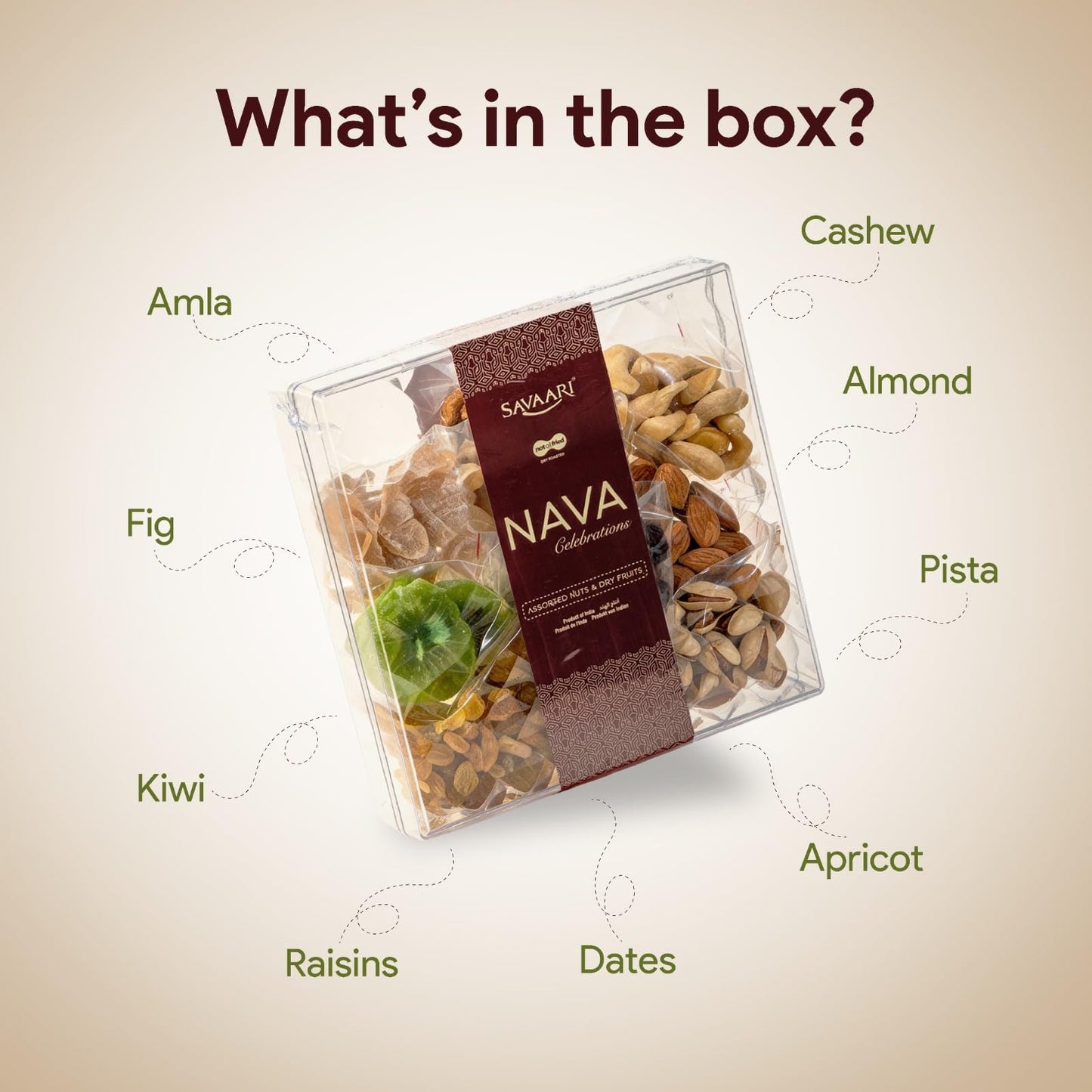 Nava Dry Fruits Gift Box 400G