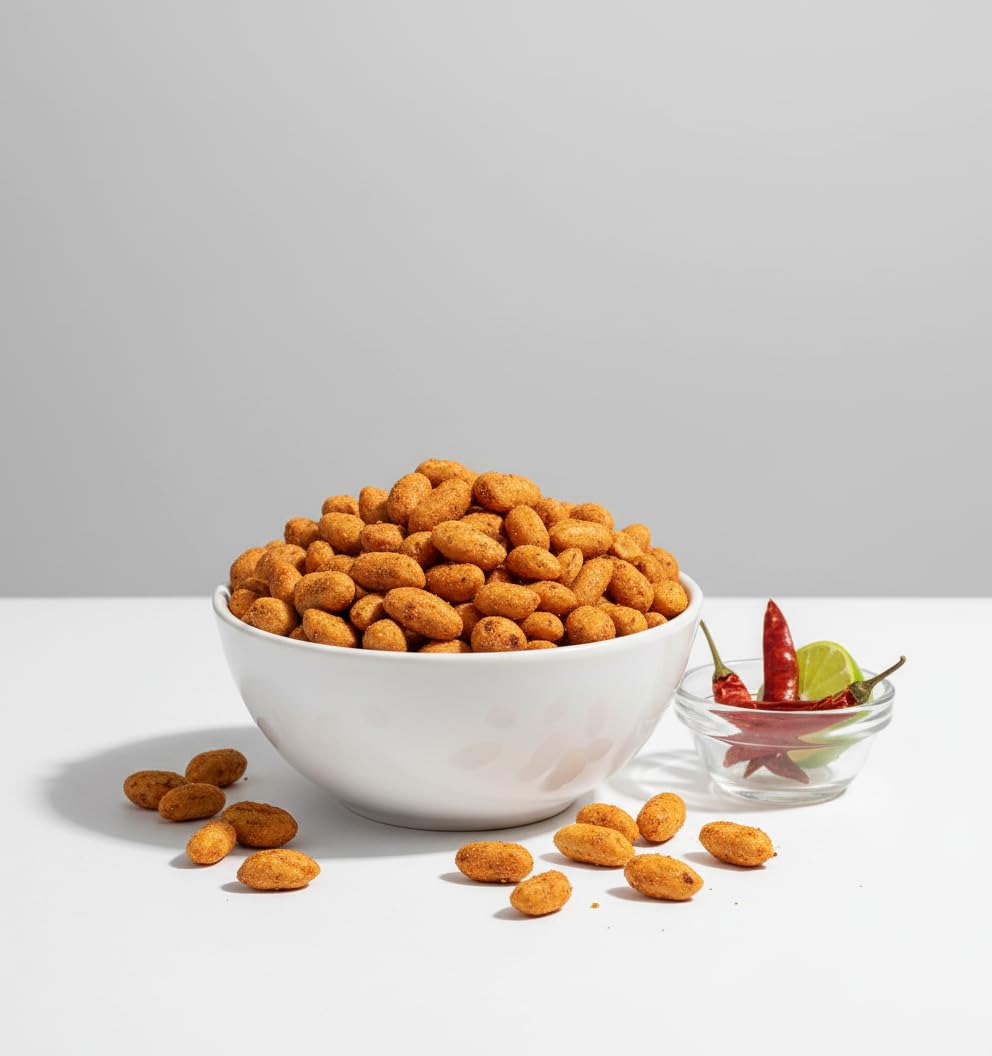 SAVAARI Peanuts Roasted 150g & BBQ 150g Combo | Dry Roasted, Oil-Free Snacks | High Protein, No Trans Fat | Smoky & Bold Flavors | Healthy Plant-Based Protein | Vegan, Gluten-Free Snacks