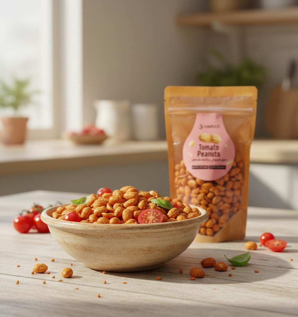 SAVAARI Peanuts Roasted 150g & BBQ 150g Combo | Dry Roasted, Oil-Free Snacks | High Protein, No Trans Fat | Smoky & Bold Flavors | Healthy Plant-Based Protein | Vegan, Gluten-Free Snacks