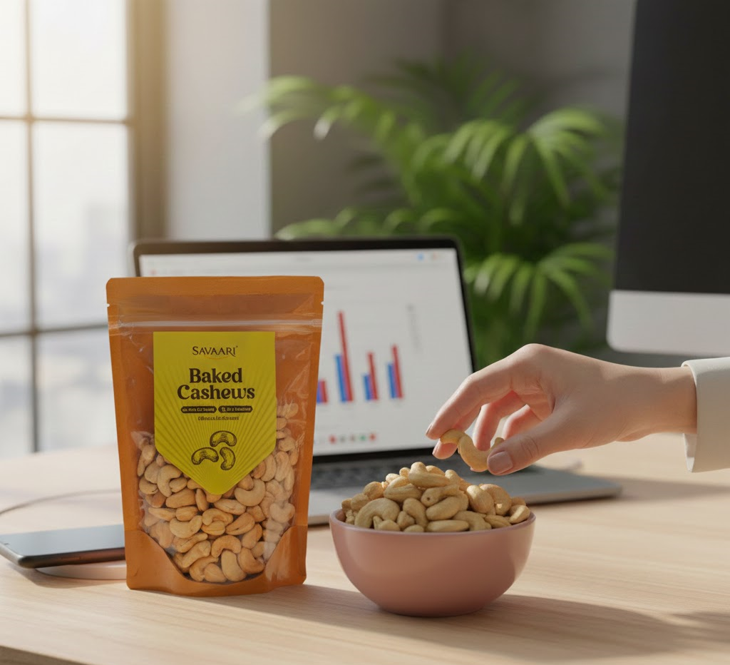 Premium Baked Cashews 300g Pouch