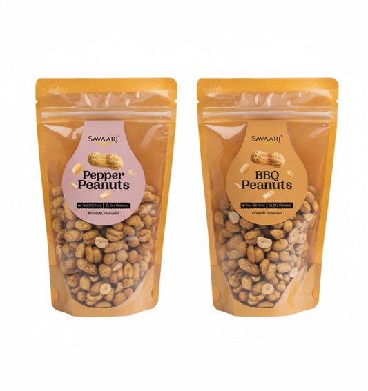 Black Pepper 150G & BBQ 150G Peanuts Combo