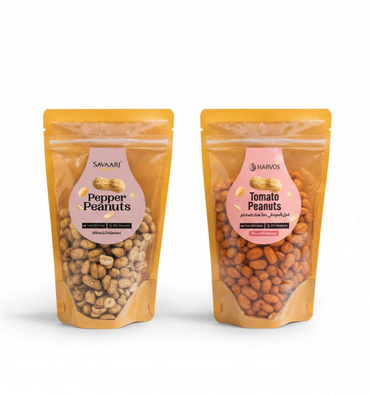Black Pepper 150G & Tomato 150G Peanuts Combo