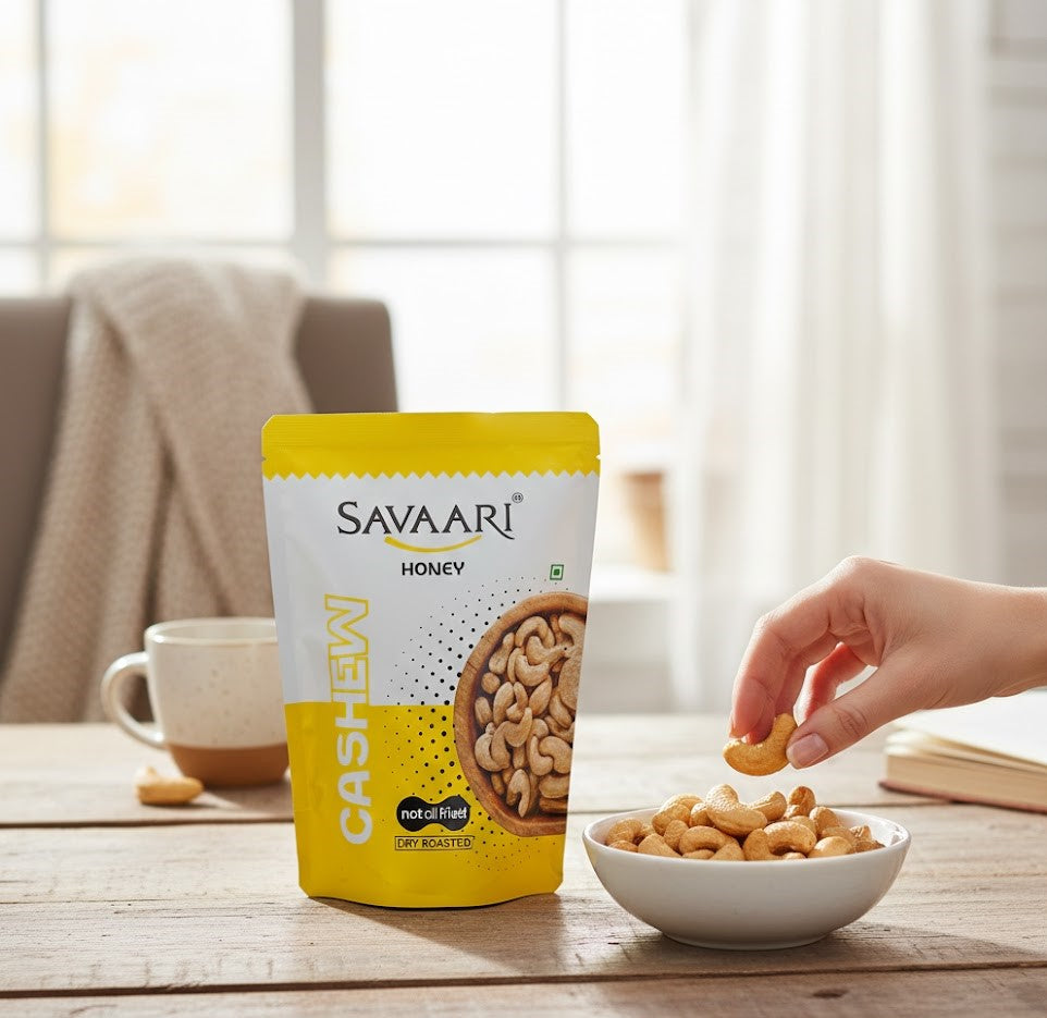 Baked 50G & Honey 50G Cashews Combo