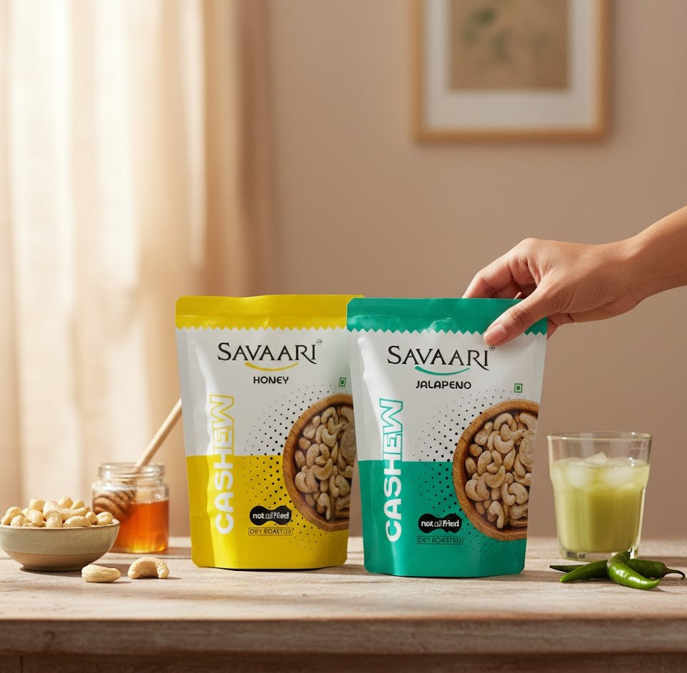 Honey 50G & Jalapeno 50G Cashews Combo