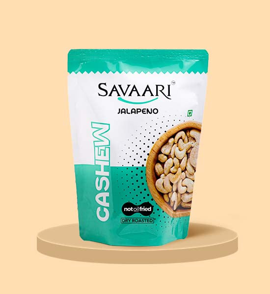 Salted 50G & Jalapeno 50G Cashews Combo