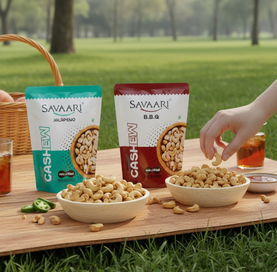 BBQ 50G & Jalapeno 50G Cashews Combo