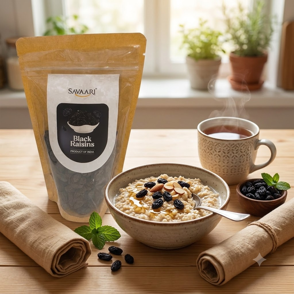 Black Raisins 150G & Seedless Black Raisins 150G Combo