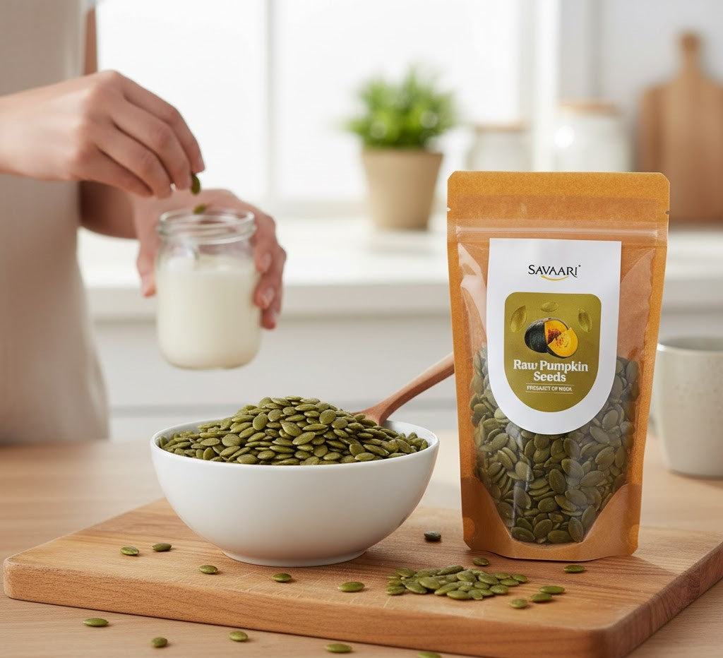 Black Raisins 150G & Roasted Pumpkin 150G Seeds Combo