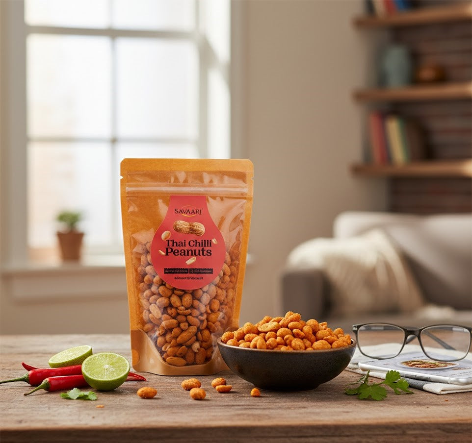 Thai Chilli 150G & Roasted 150G Peanuts Combo