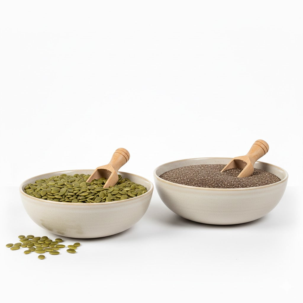 Chia 150G & Roasted Pumpkin 150G Seeds Combo