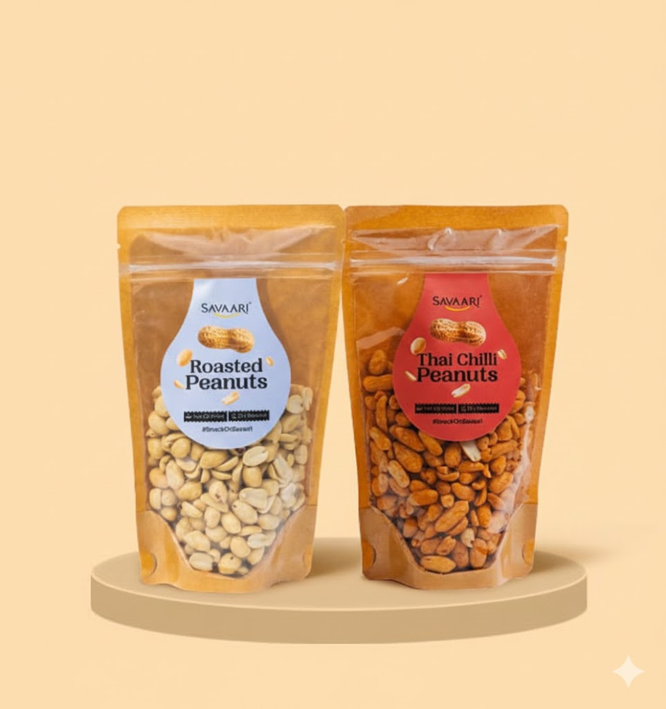 Thai Chilli 150G & Roasted 150G Peanuts Combo