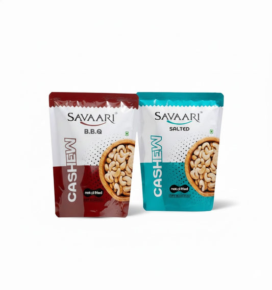 Salted 50G & BBQ 50G Cashews Combo