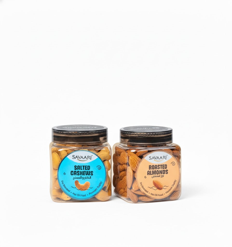 Premium Baked & Salted Cashew 150G + Roasted Almond 150G