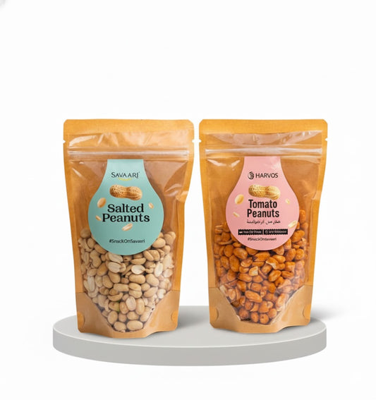 Salted 150G & Tomato 150G Peanuts Combo
