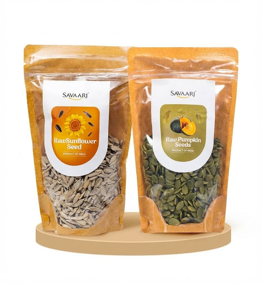 Premium Pumpkin 150G + Sunflower 150G Seeds Combo