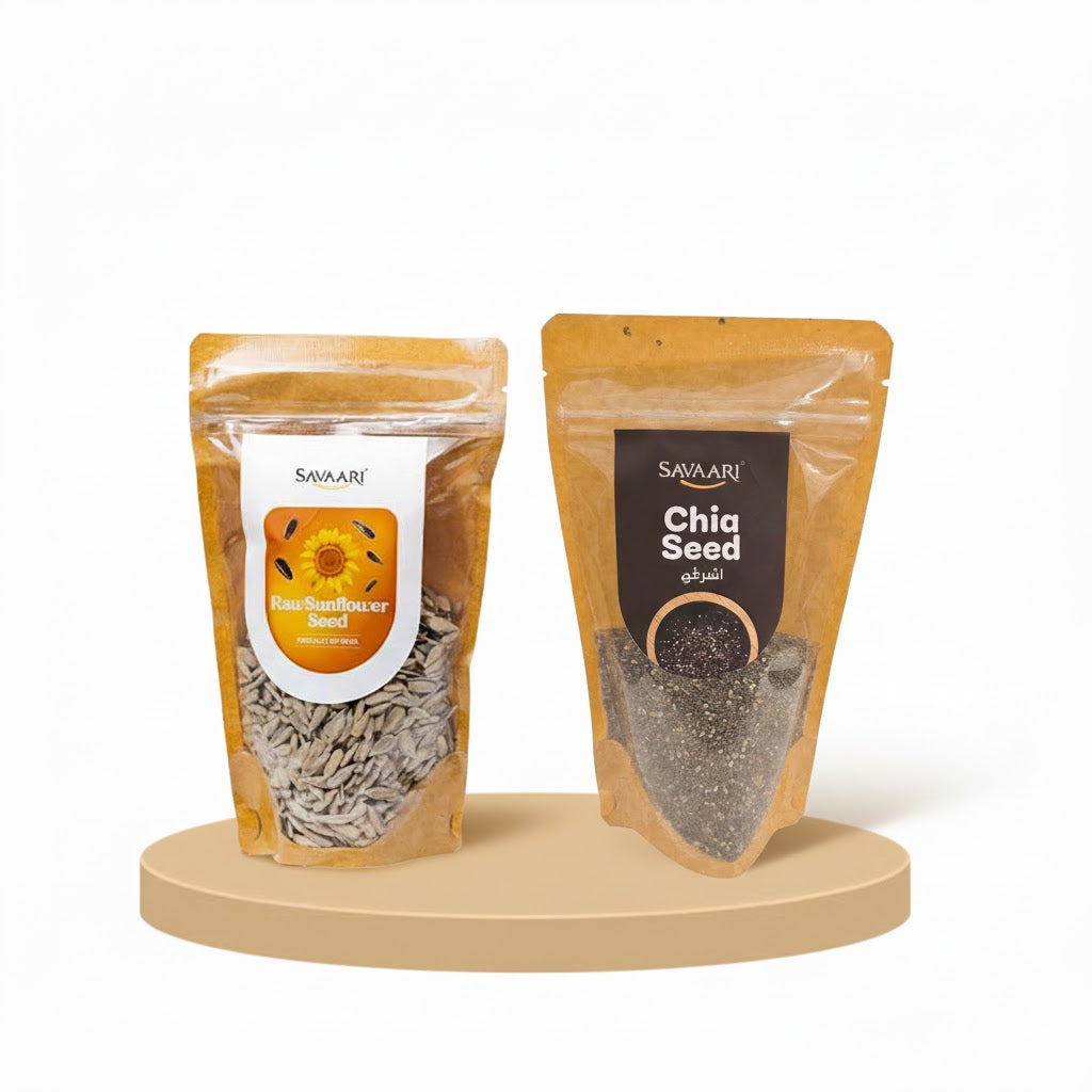 Chia 150G & Roasted Sunflower 150G Seeds Combo