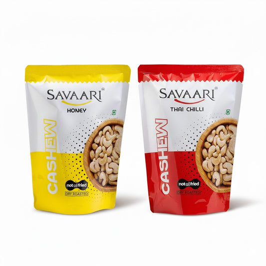 Honey 50G & Thai Chilli 50G Cashews Combo