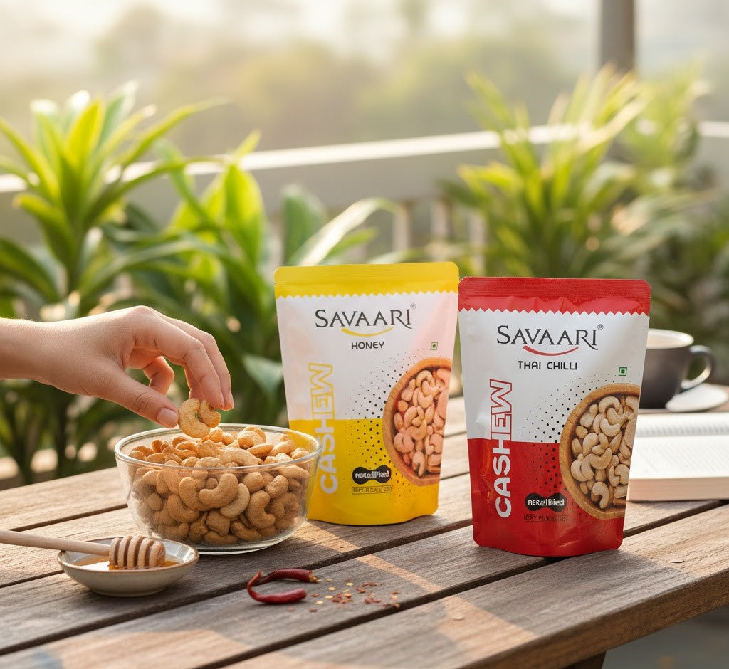 Honey 50G & Thai Chilli 50G Cashews Combo