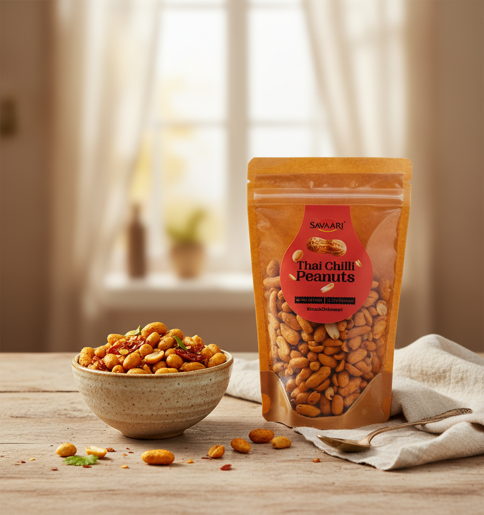 Black Pepper 150G & Thai Chilli 150G Peanuts Combo